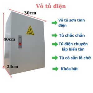 Vỏ Tủ điện công nghiệp HSA 700x500x250, Tủ điện nổi khóa bật sơn tĩnh điện chắc chắn